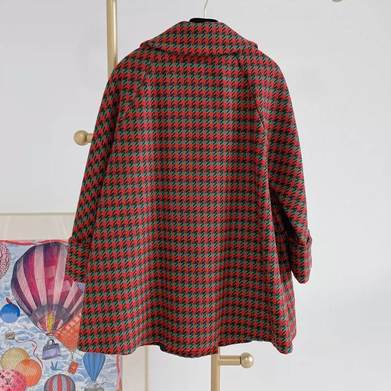 Gucci Gucci Thousand-bird checkered tweed coat Size XS / US 0-2 / IT 36-38 - 2 Thumbnail