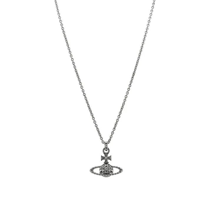 Vivienne Westwood Vivienne Westwood Silver Saturn Pendant Necklace 0079 Size ONE SIZE - 1 Thumbnail