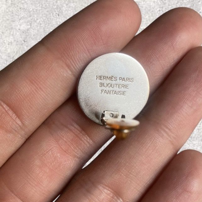 Hermes Hermes Silver Clip on Earring Size ONE SIZE - 3 Thumbnail