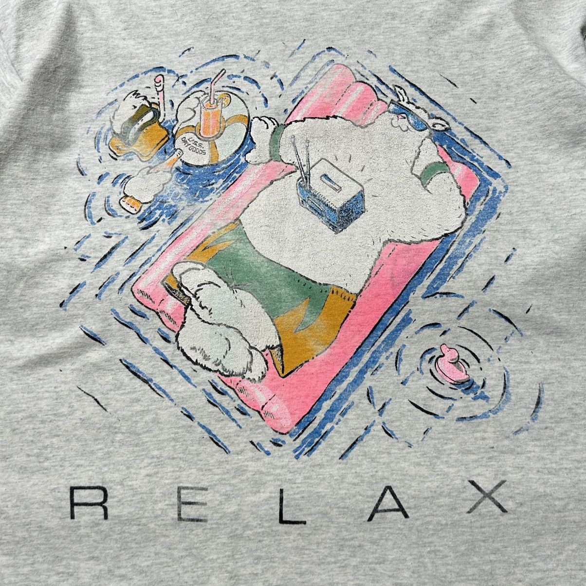 Vintage Vintage 90s Alpaca Relax Graphic T-Shirt Size US L / EU 52-54 / 3 - 4 Thumbnail