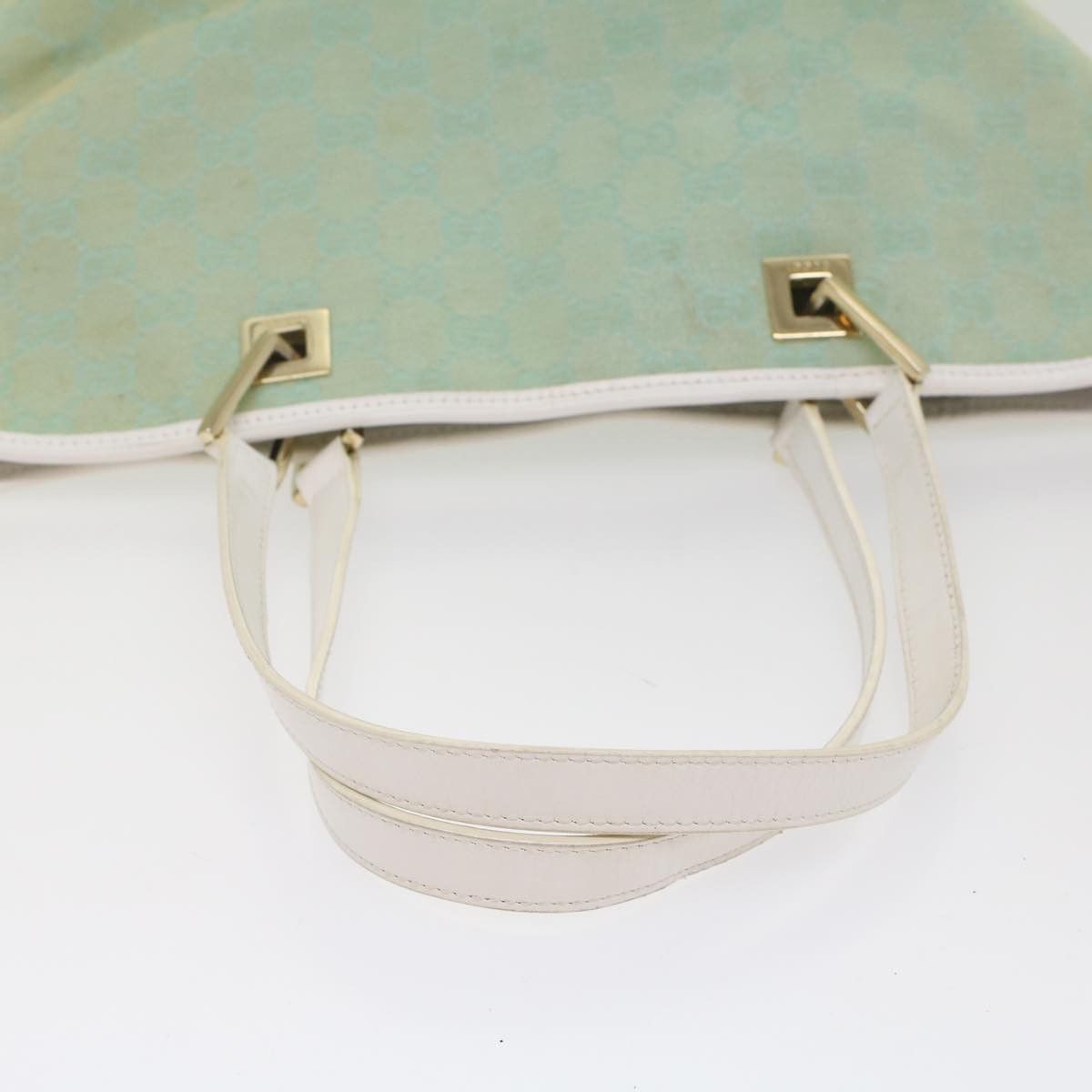 Gucci GUCCI GG Canvas Tote Bag Light Blue 002 002 Size ONE SIZE - 7 Thumbnail