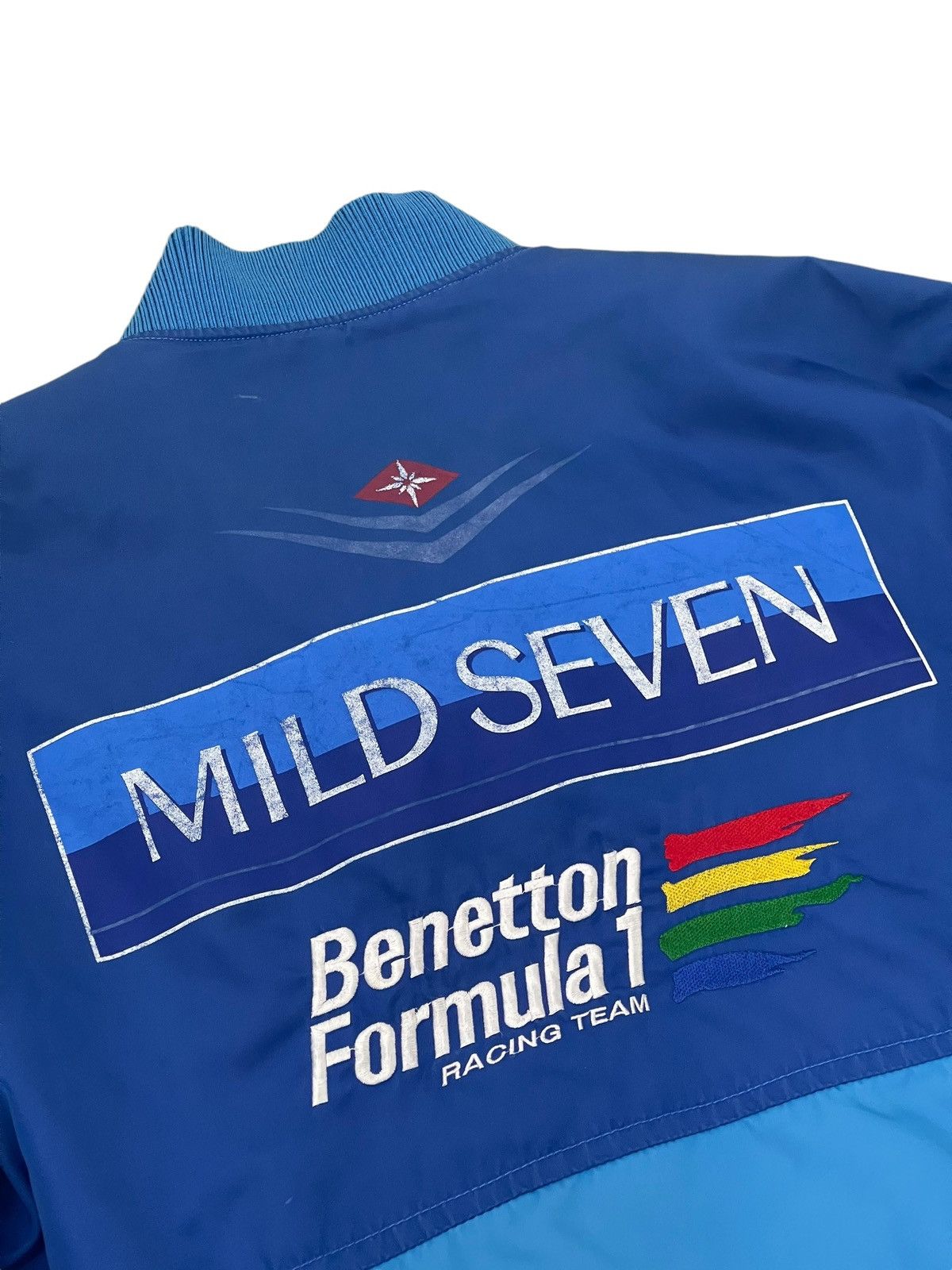 Benetton Vtg 90s Benetton Formula 1 Ford Bomber Jacket 6🟩5 Size US M / EU 48-50 / 2 - 21 Thumbnail