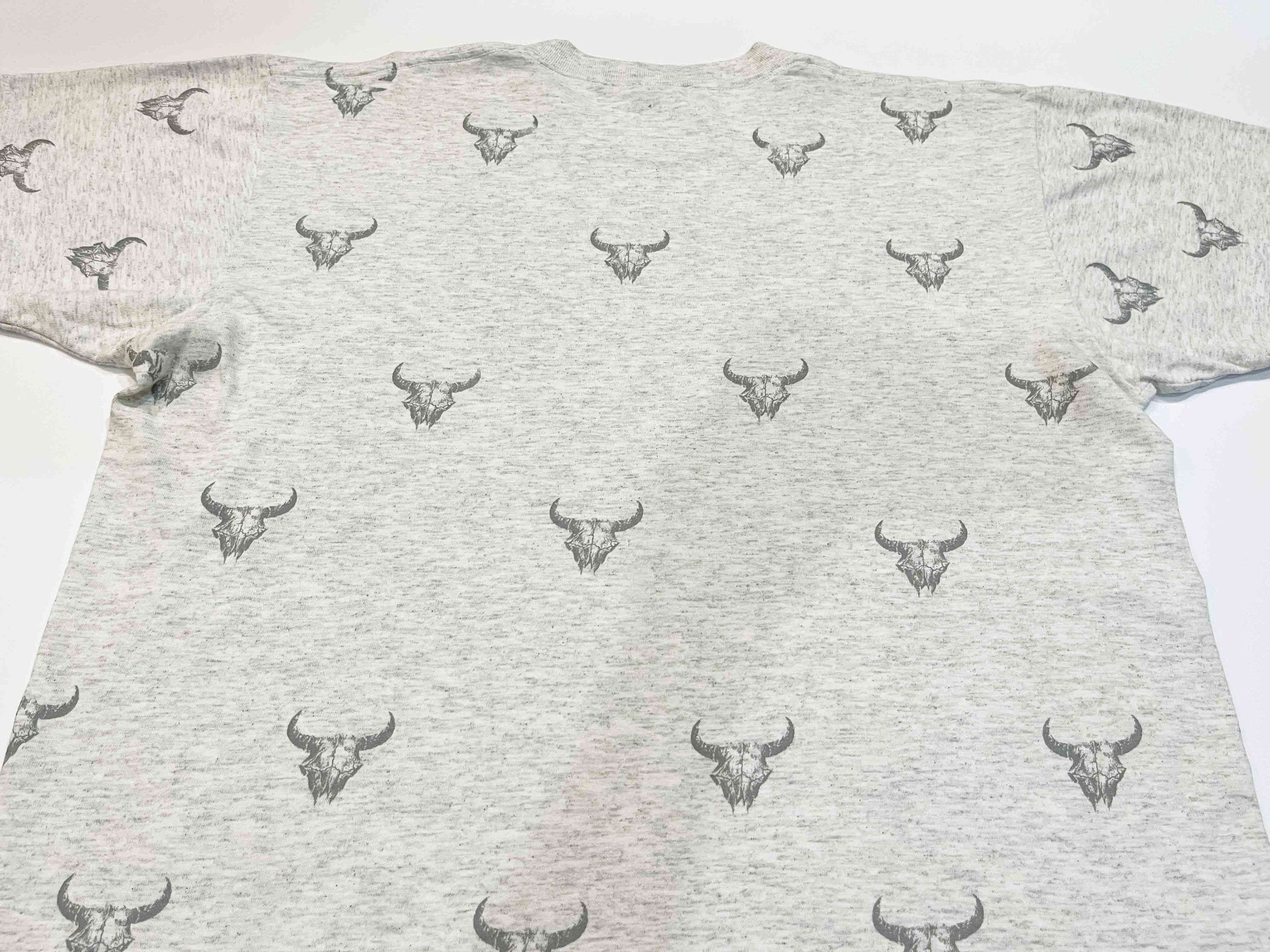 Delta × Vintage Vintage Delta 1993 Buffalo Skull Cowboy AOP T-Shirt Size US L / EU 52-54 / 3 - 8 Thumbnail