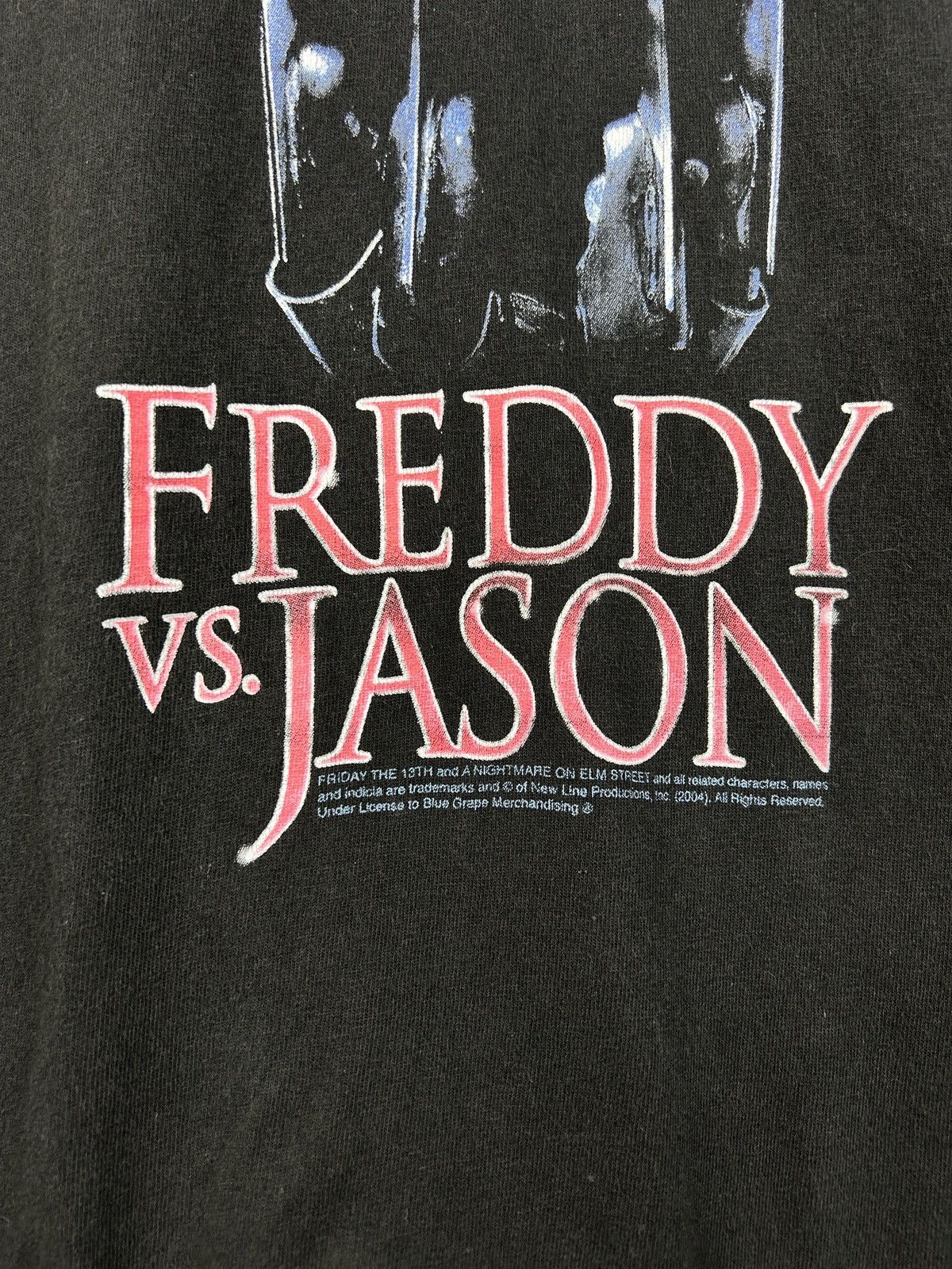 Vintage Freddy Vs Jason 2004 Horror Movie Promo T-Shirt Black L Size US L / EU 52-54 / 3 - 3 Thumbnail