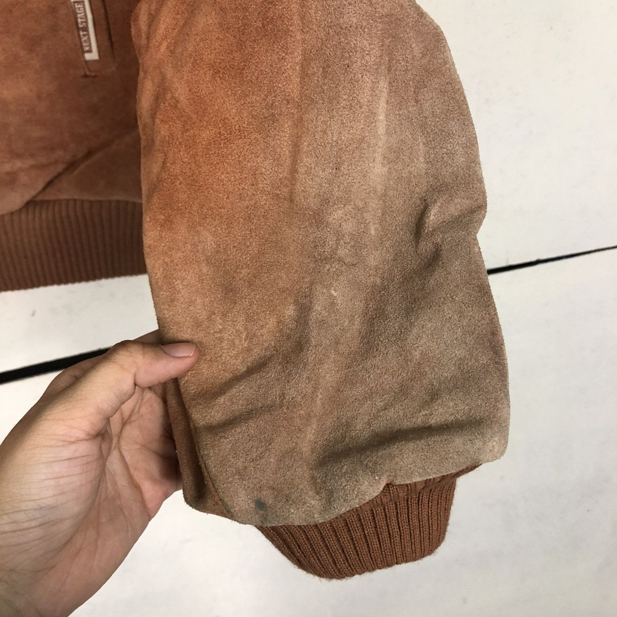 Japanese Brand 🔥VINTAGE LEATHER JACKET SUN FADED NEXT STAGE ISSEY MIYAKE Size US L / EU 52-54 / 3 - 18 Thumbnail