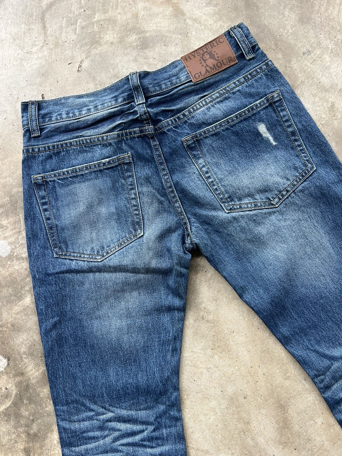 Hysteric Glamour Hysteric Glamour Fade Studded Punk Distressed Jeans Size US 30 / EU 46 - 15 Thumbnail