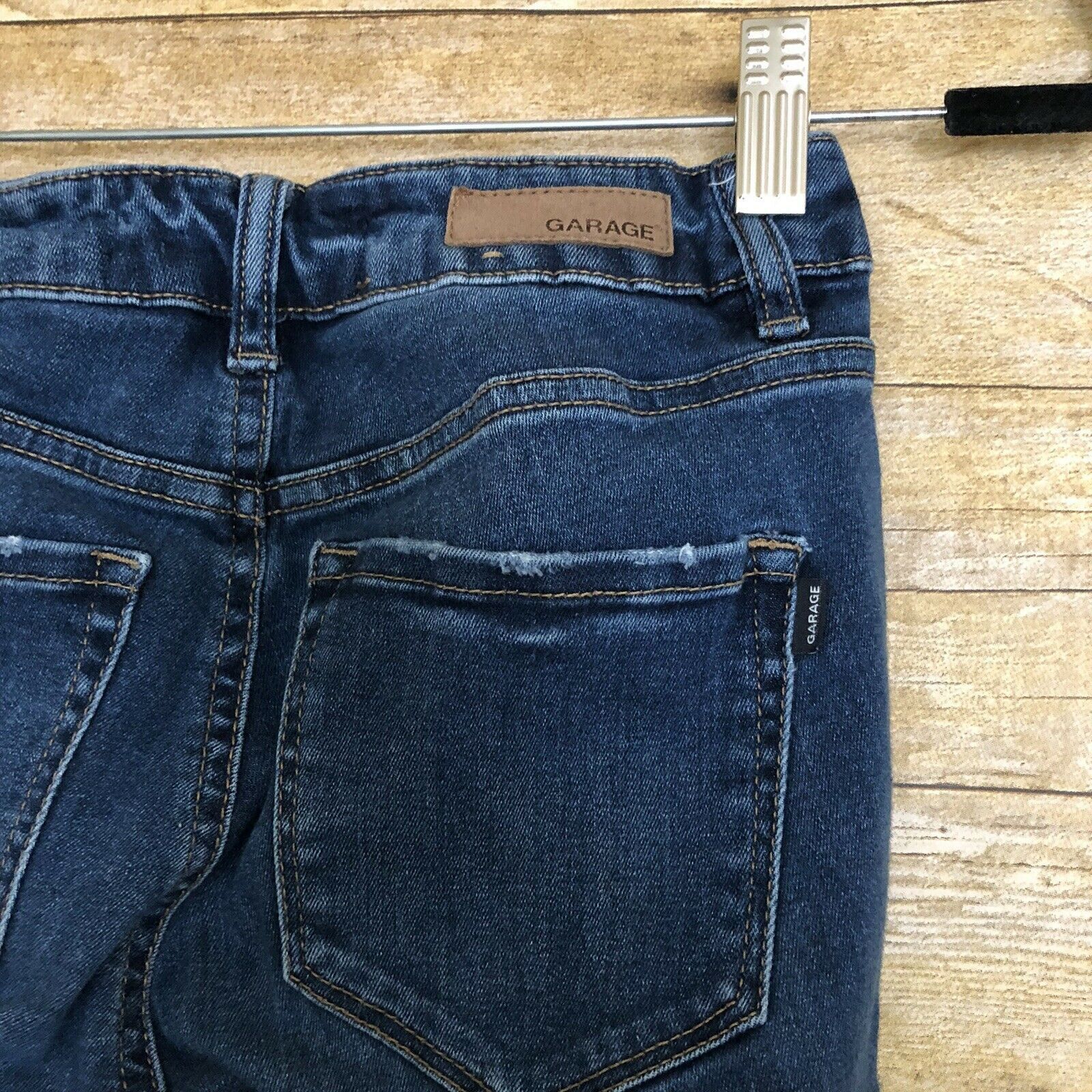 Garage Garage High Rise Medium Wash Skinny Jeans - Size 01 Size 23" - 7 Thumbnail