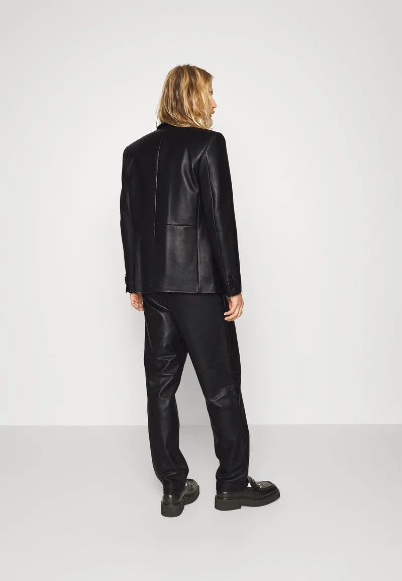 Han Kjobenhavn !DS! FW22 Han Kjobenhavn Single Suit Black Leather Trousers Size US 34 / EU 50 - 2 Thumbnail