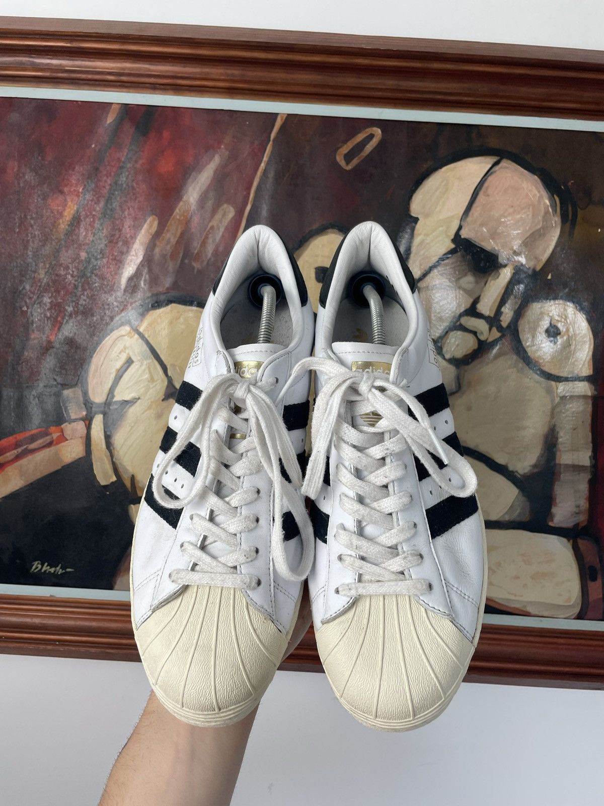 Adidas Sample 2017 Adidas Superstar Premium Hype Low Sneakers Rare Size US 9 / EU 42 - 3 Thumbnail