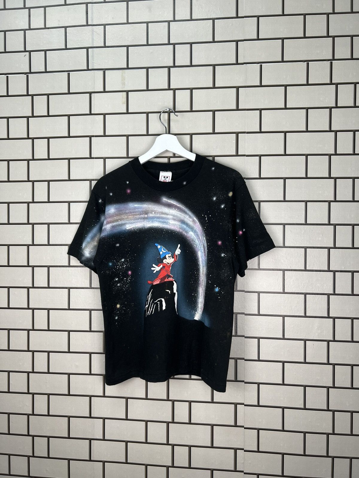 Fruit Of The Loom × Mickey Unlimited Vintage Mickey Twinkling Star Single Stich Tee Size US S / EU 44-46 / 1 - 3 Thumbnail