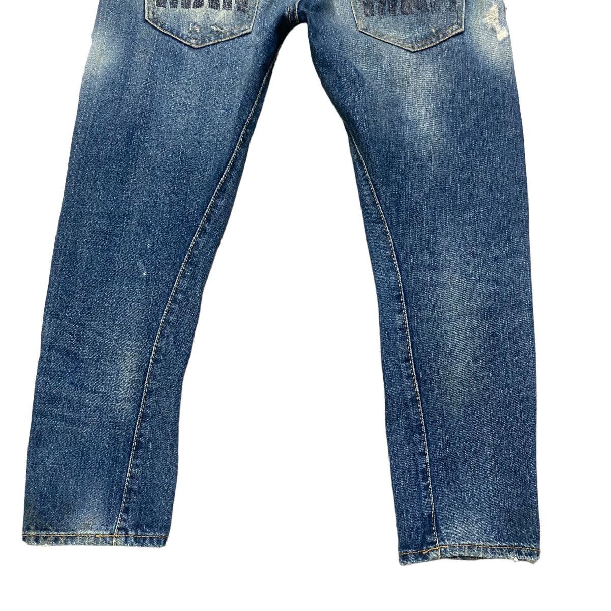 Dsquared2 Dsquared2 Distressed Denim Cropped Jeans Size 28" / US 6 / IT 42 - 13 Thumbnail