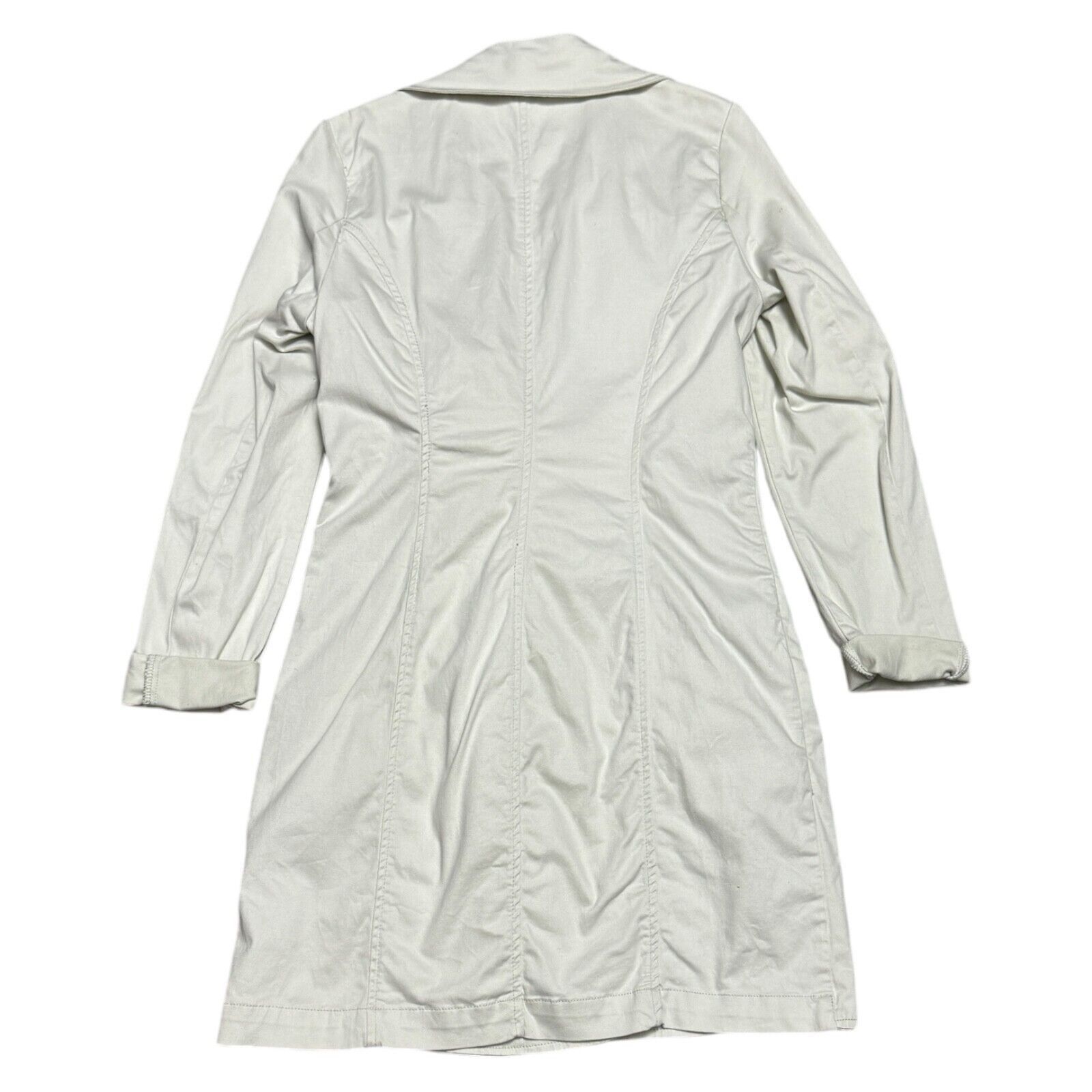 Designer VIA UNICA Cotton Khaki Cargo Long Spring Casual Jacket Small Size S / US 4 / IT 40 - 3 Thumbnail