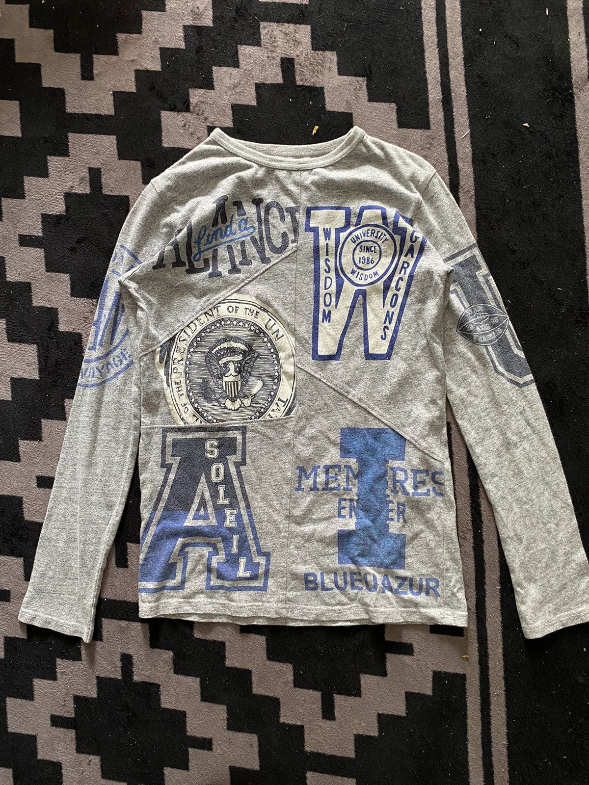 Japanese Brand × Le Grande Bleu (L.G.B.) × Vintage Bleu azur jour de mer longsleeve tshirt Size US M / EU 48-50 / 2 - 1 Thumbnail