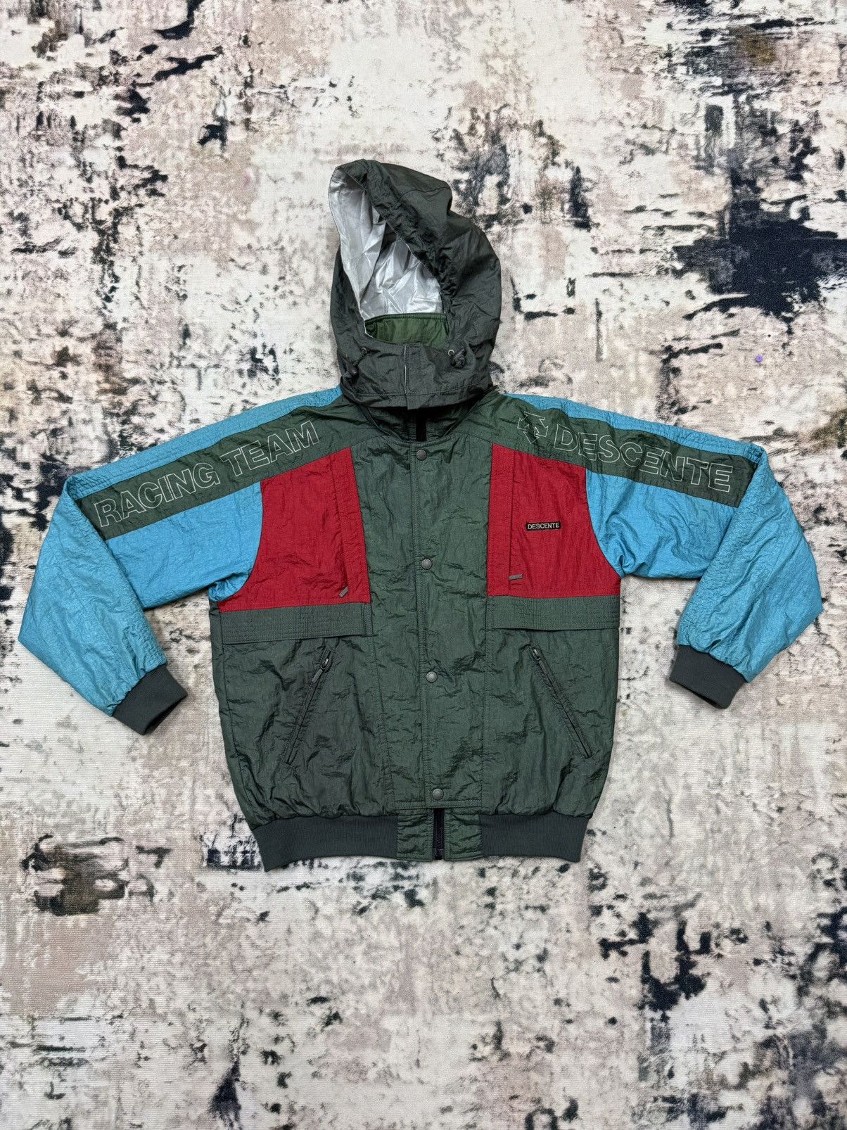 Descente VINTAGE 90s DESCENTE RACING TEAM BOMBER JACKET Size US M / EU 48-50 / 2 - 3 Thumbnail