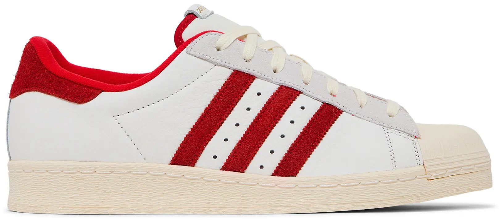 Adidas Adidas Superstar 82 'White Vivid Red' Size US 11.5 / EU 44-45 - 3 Thumbnail