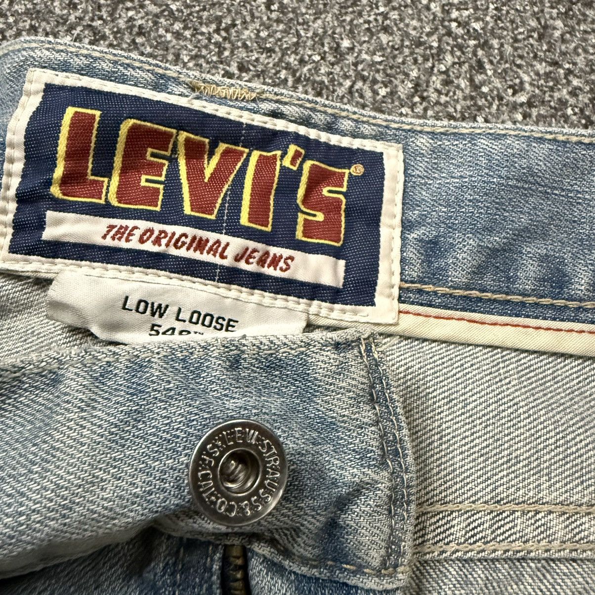 Levi's Levis 549 Baggy Destroyed Low Loose Denim Balenciaga Style Size US 34 / EU 50 - 11 Thumbnail