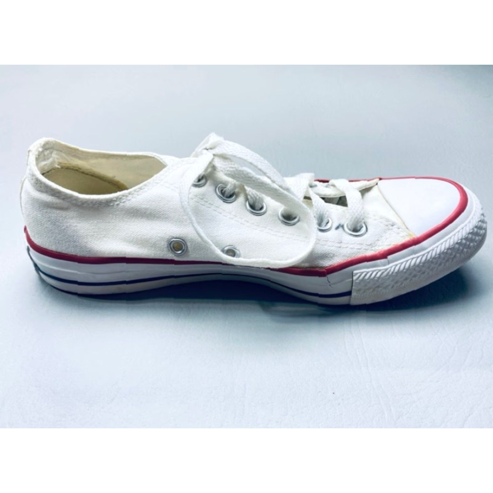 Converse VINTAGE Converse CHUCK TAYLOR All Star Low Top Mens 4.5 Womens 8.5 Canvas Sneakers 1408 Size M / US 6-8 / IT 42-44 - 7 Thumbnail