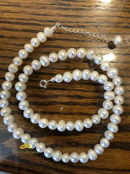 Jewelry 40cm Natural Freshwater Pearl Chokers Necklace Size ONE SIZE - 5 Thumbnail
