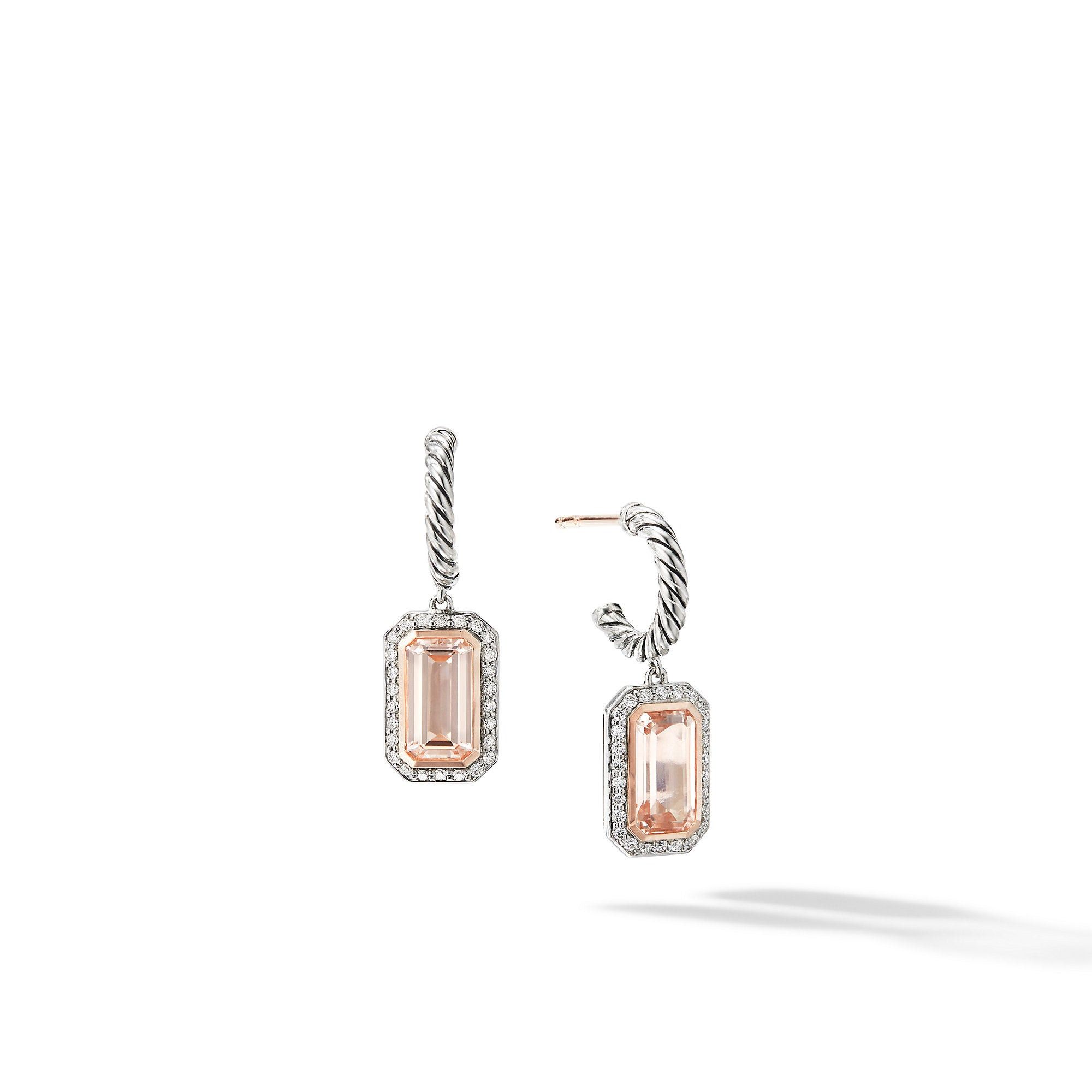 David Yurman o1w1db10525 E16193D Earrings in Diamonds and 18K Rose Gold Size ONE SIZE - 1 Preview