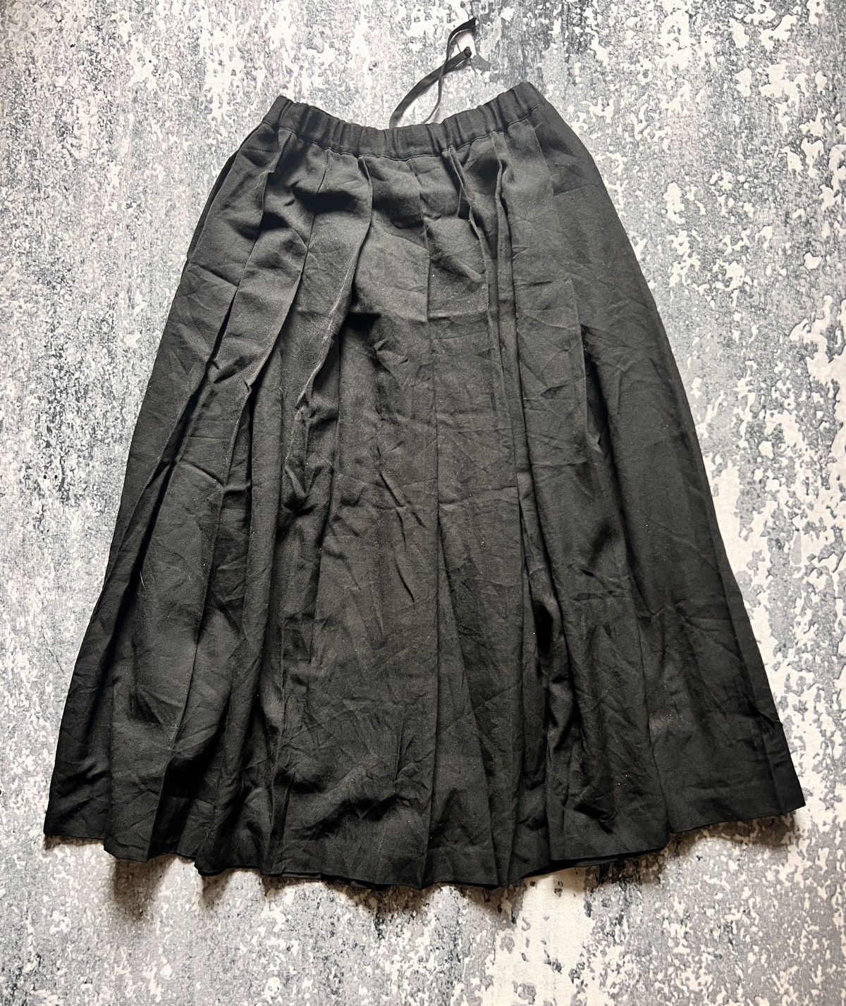 Comme des Garcons CdG Robe de Chambre Wool Flare Skirt Size 33" - 2 Thumbnail