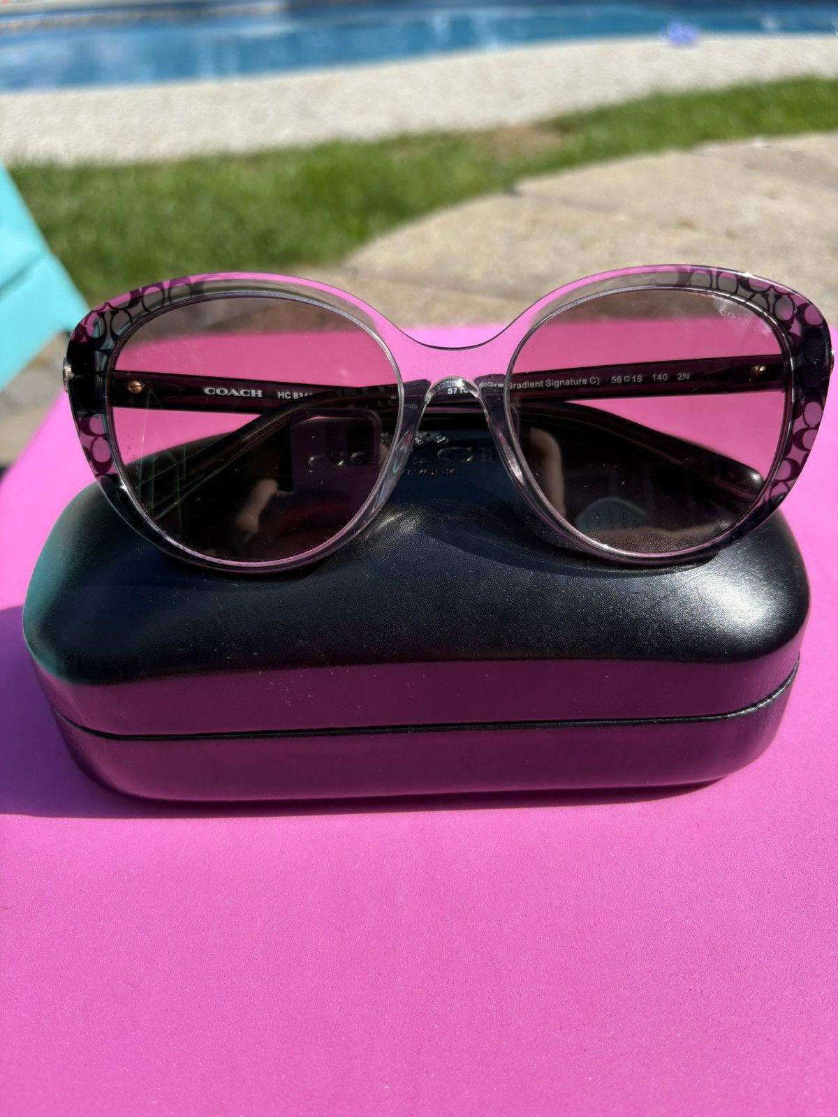 Coach Black Coach Sunglasses Size ONE SIZE - 1 Thumbnail