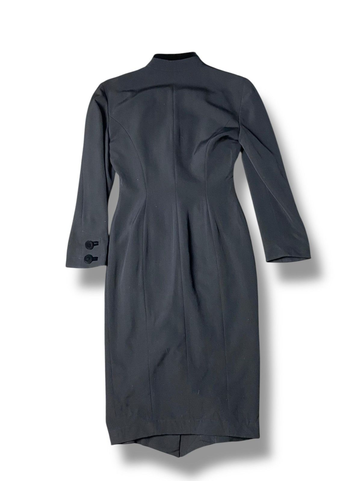 Thierry Mugler Vintage Thierry Mugler Buttoned Dress Coat (156) Size XS / US 0-2 / IT 36-38 - 7 Thumbnail
