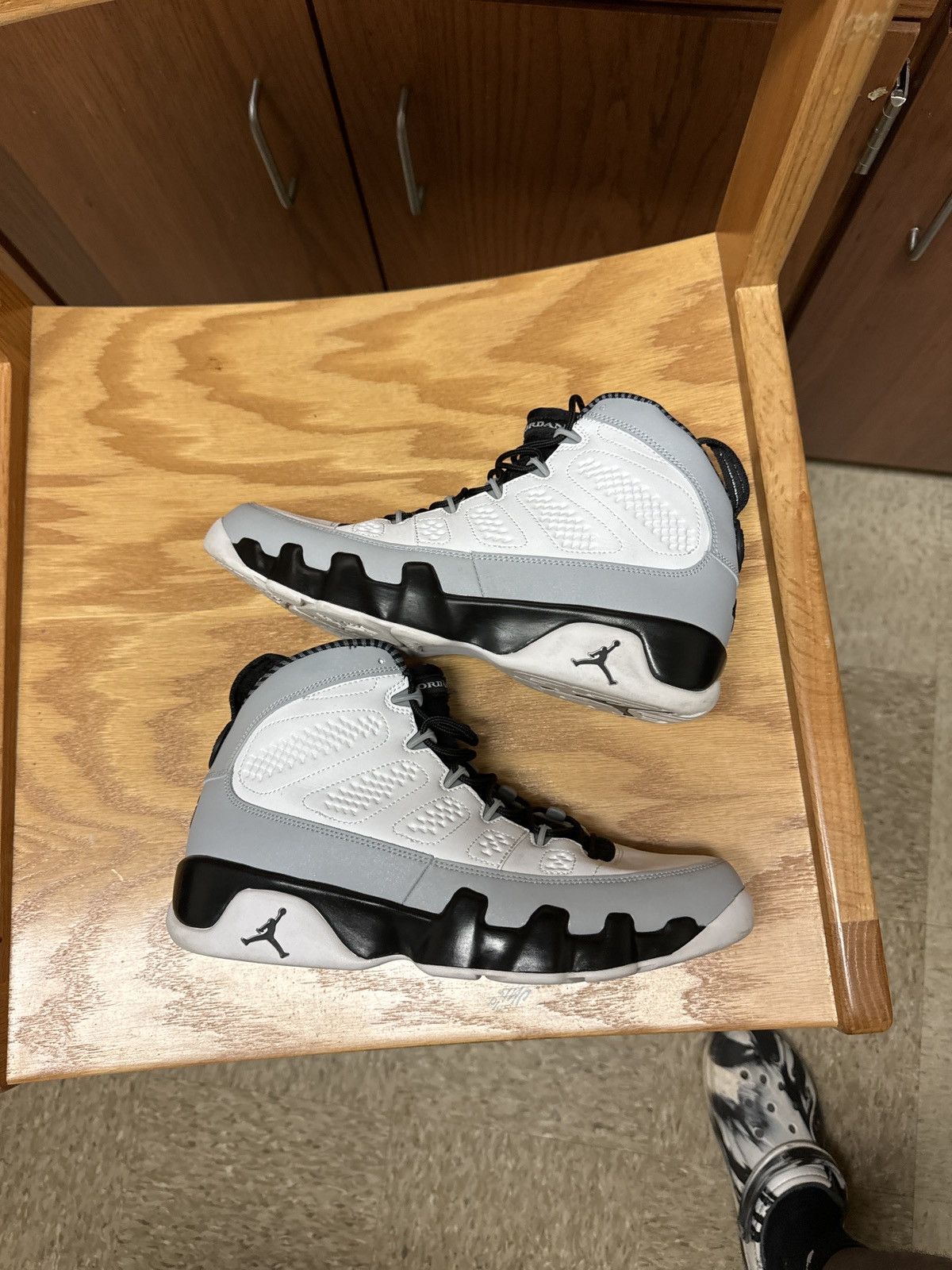 image of “Barons” Jordan 9 Shoes in Grey, Men's