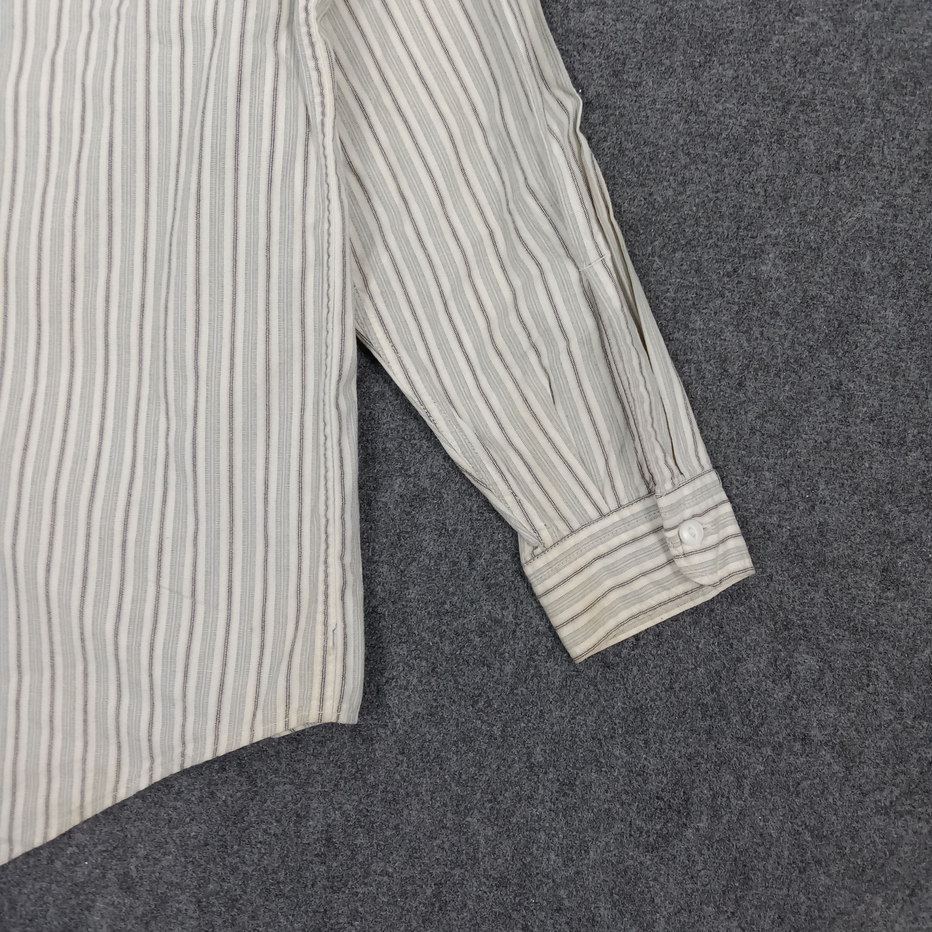 Sugar Cane × Vintage Sugar Cane Japanese Brand Retro Style Striped Shirt Size US XL / EU 56 / 4 - 6 Thumbnail