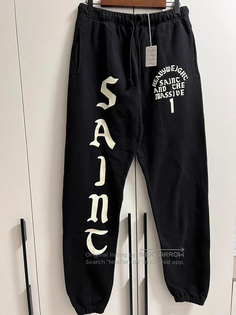 Saint Michael Saint Michael size l Logo velvet sweatpants Size US 30 / EU 46 - 1 Thumbnail