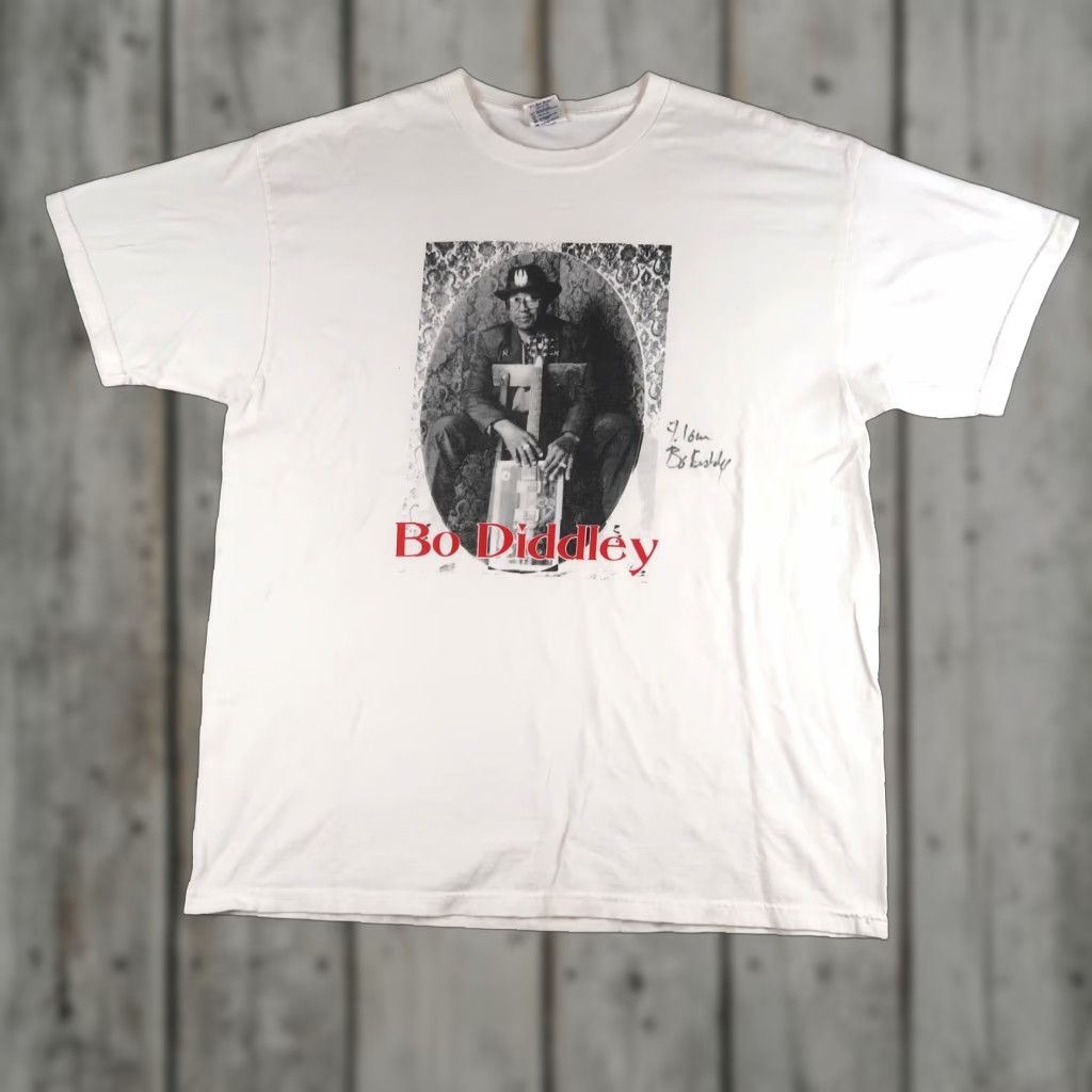 Vintage VINTAGE 90s Bo Jackson Diddley T-Shirt White Size XL Autograph Men Shirt Size US XL / EU 56 / 4 - 1 Thumbnail
