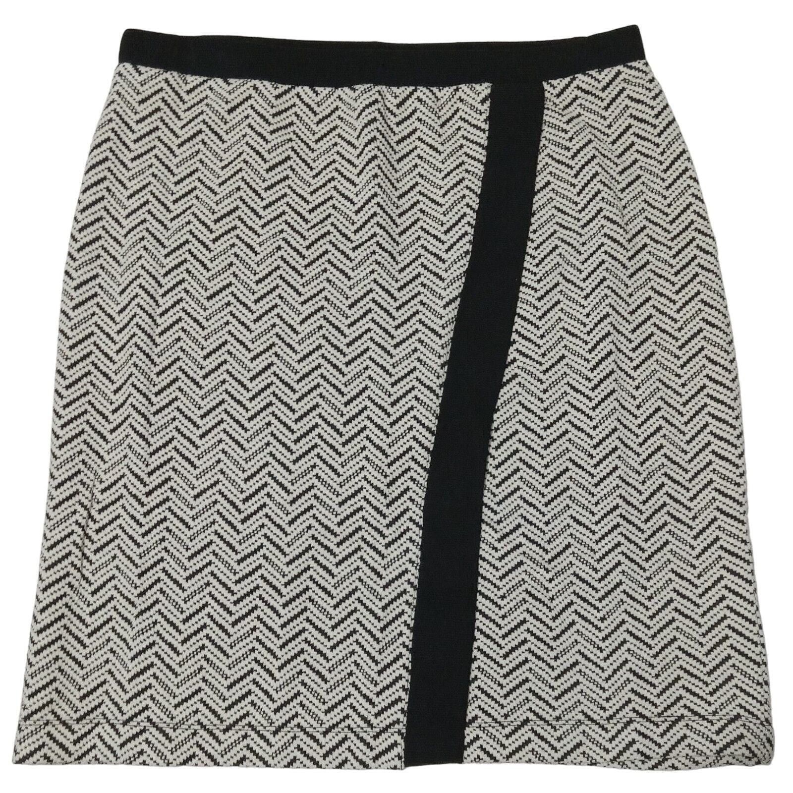 & Other Stories ZAC & RACHEL Skirt L Women's Wrap Knit Chevron No Slit Size 34" / US 12 / IT 48 - 1 Thumbnail