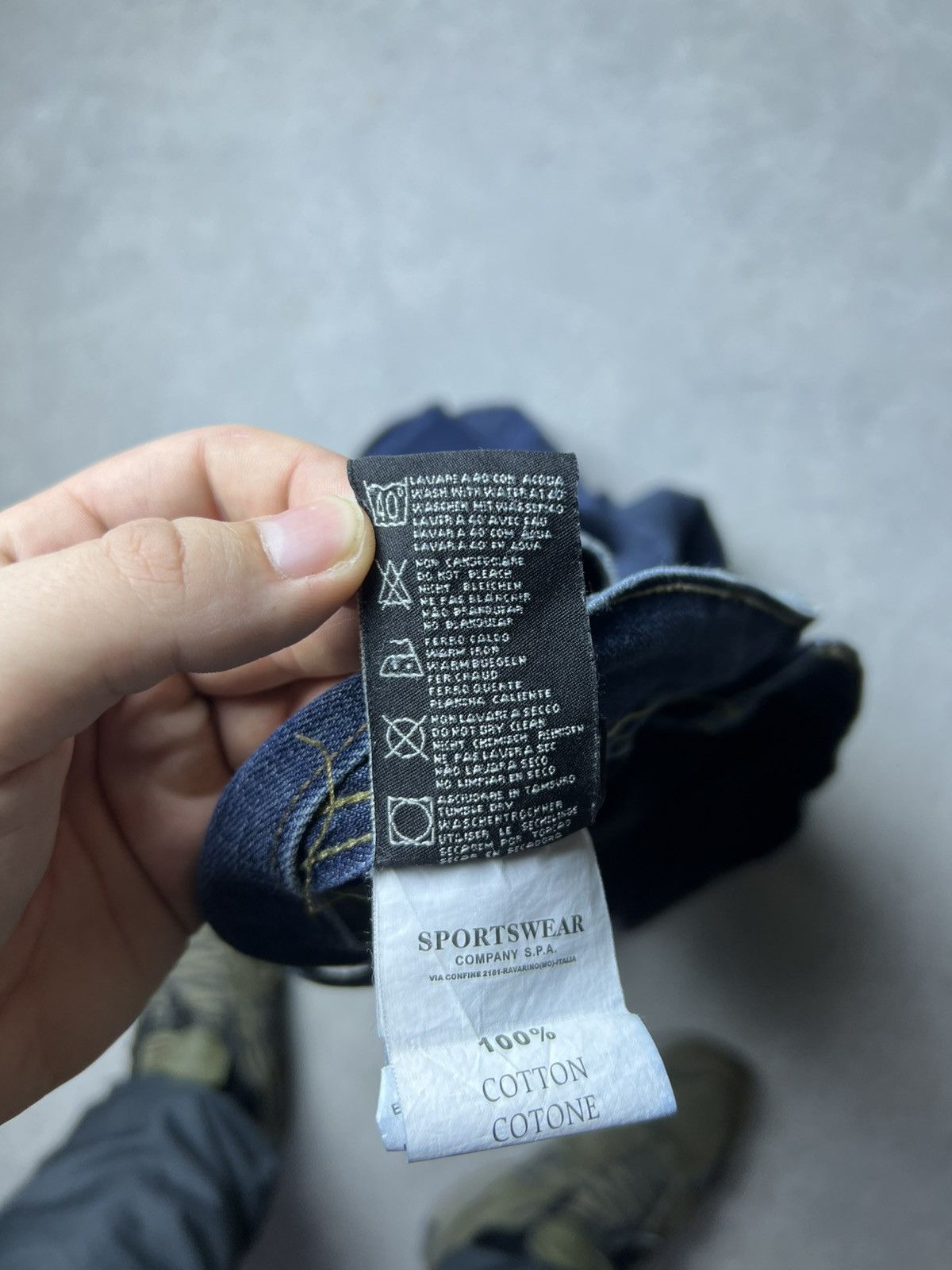 Massimo Osti Vintage Stone Island Jeans Denim Pants Rare S.I Denims Size US 38 / EU 54 - 10 Thumbnail