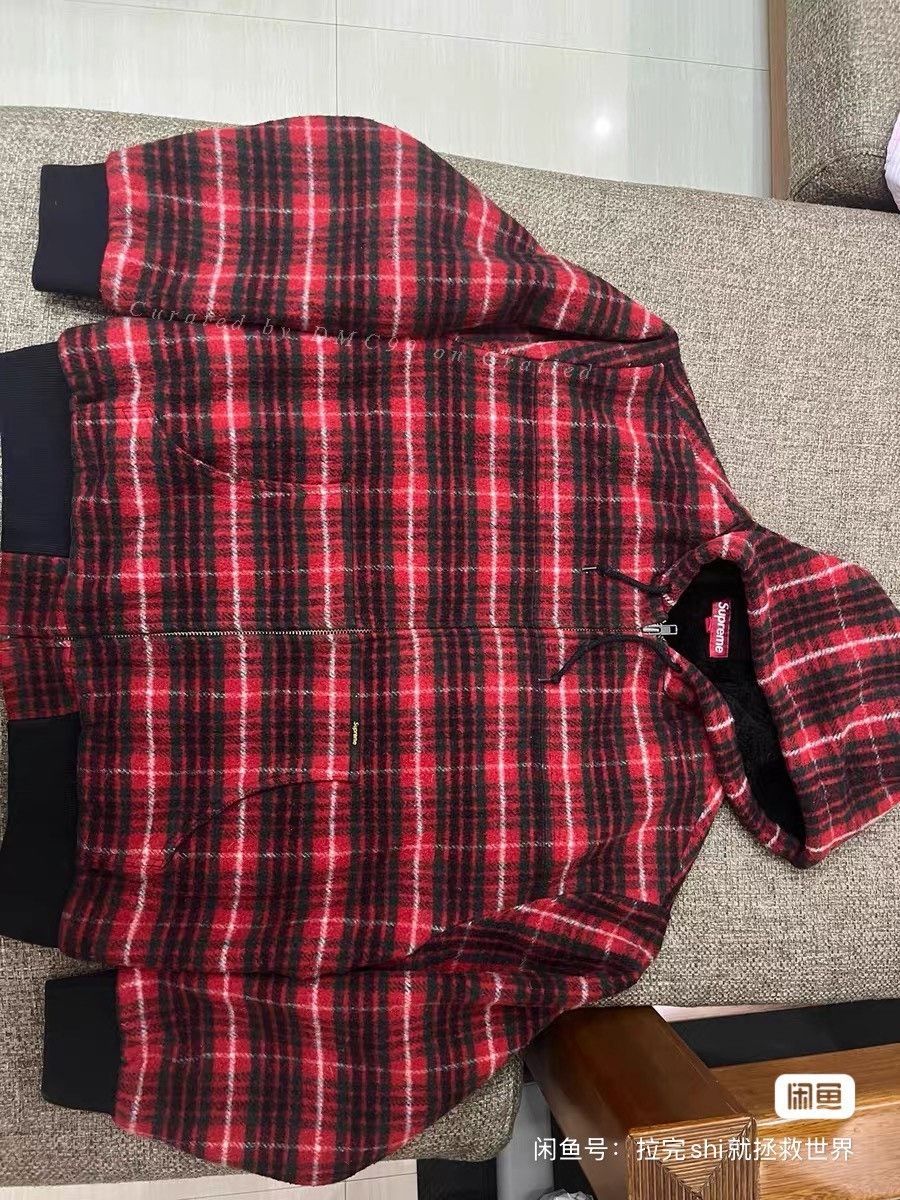 Supreme Supreme Plaid Wool Hooded Jacket Size XL / US 12-14 / IT 48-50 - 1 Thumbnail