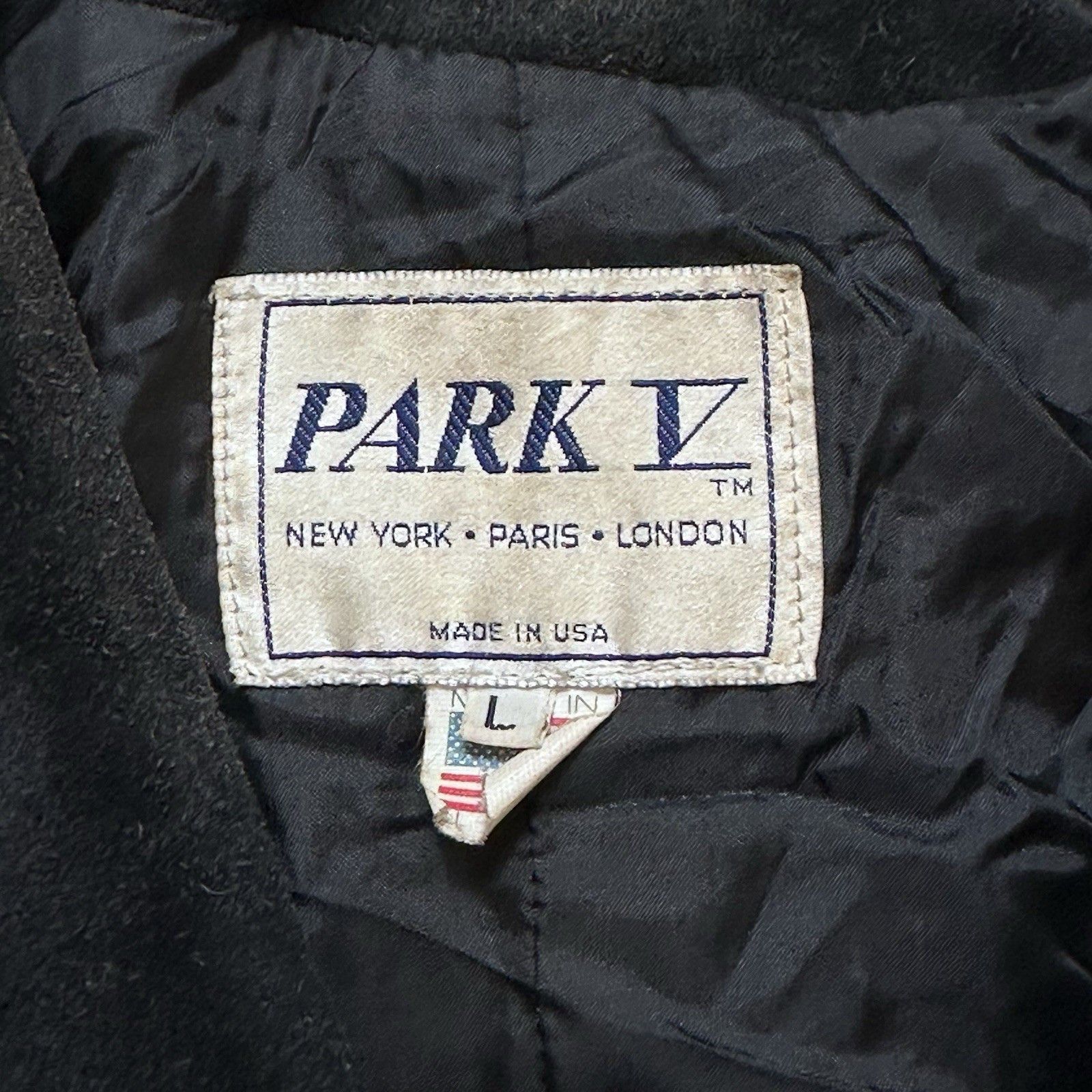 Vintage Vintage Park V Large Leather Moto Biker Jacket with Fringe Size L / US 10 / IT 46 - 6 Thumbnail