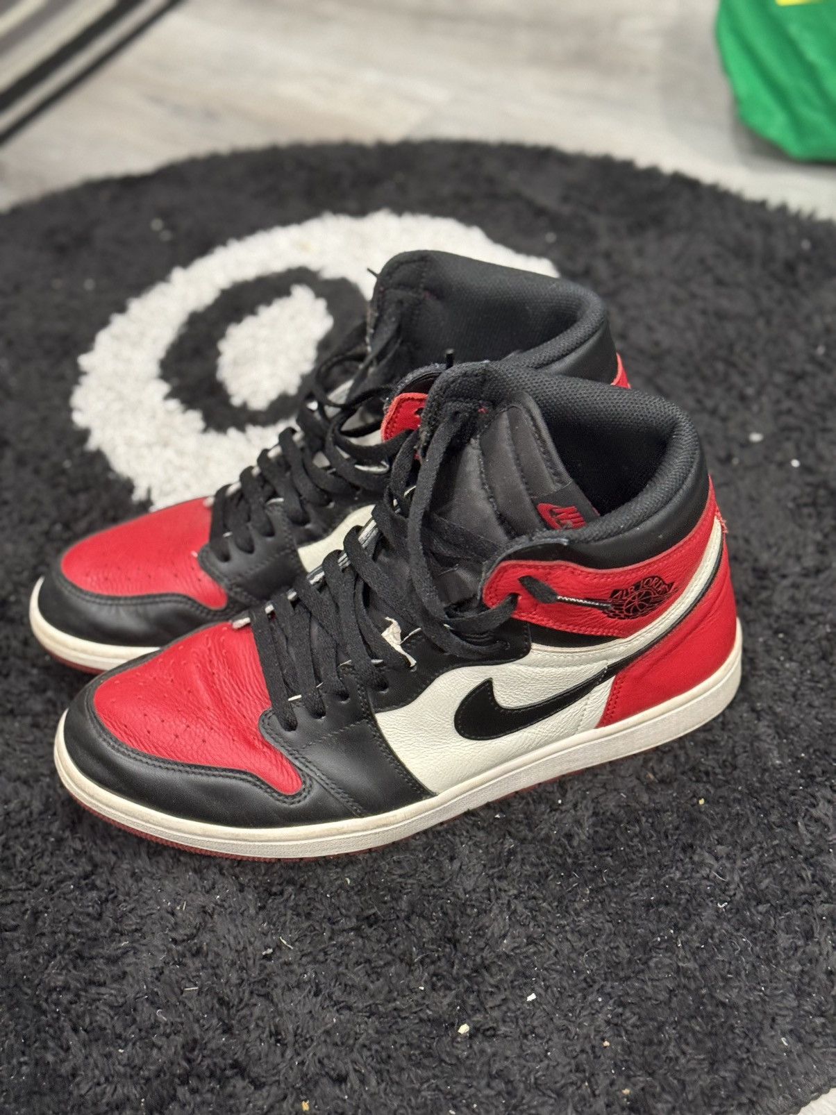 Jordan Brand JORDAN 1 BRED TOE Size US 12 / EU 45 - 3 Thumbnail