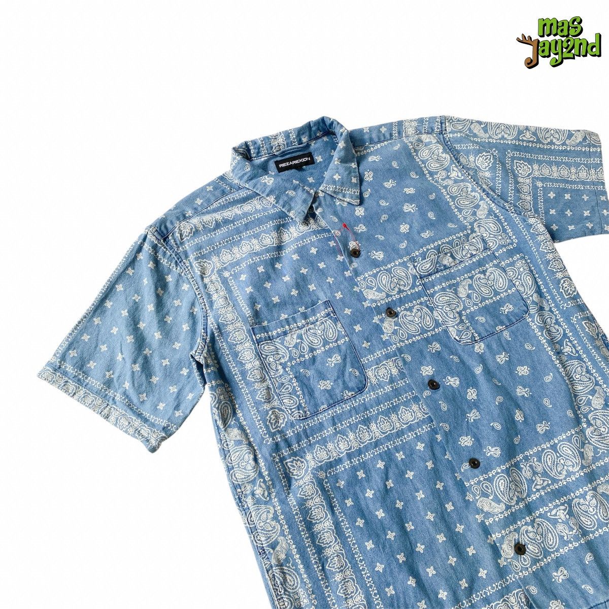 Japanese Brand REZAREXION PAISLEY ALOHA SHIRTS Size US M / EU 48-50 / 2 - 3 Thumbnail