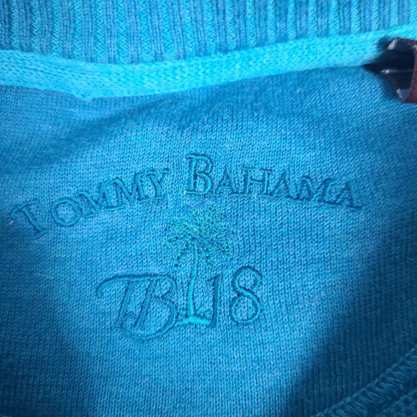 Tommy Bahama Tommy Bahama Golf Tb18 Mens 1/4 Zip Pullover Blue Cotton Siz Size US XL / EU 56 / 4 - 3 Thumbnail