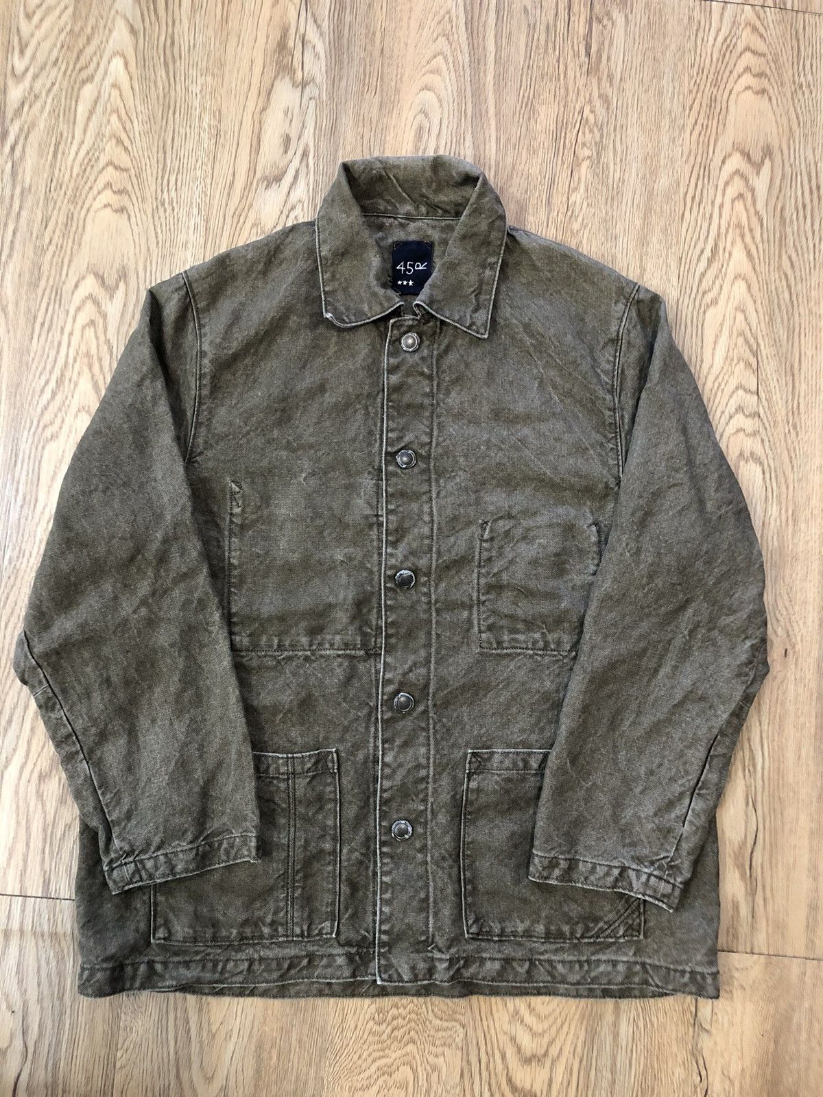 45rpm × Kapital 45rpm Japan rust linen shirt jacket Size US L / EU 52-54 / 3 - 1 Thumbnail