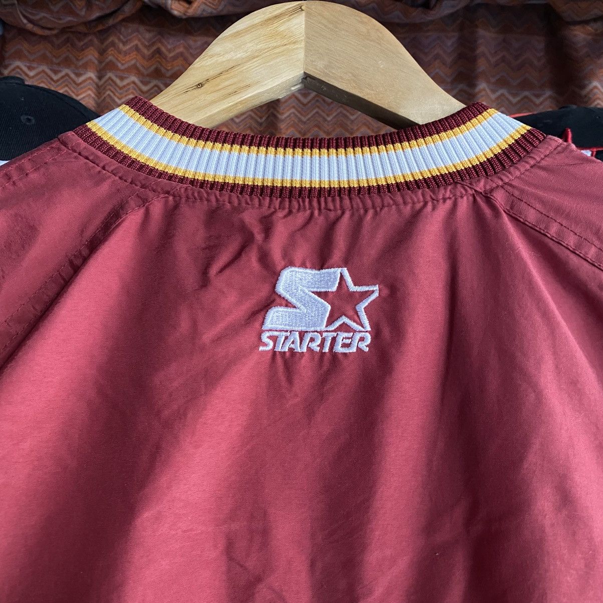 Starter Vintage Starter Pro Line Washington Redskins Pullover Jacket Size US L / EU 52-54 / 3 - 7 Thumbnail
