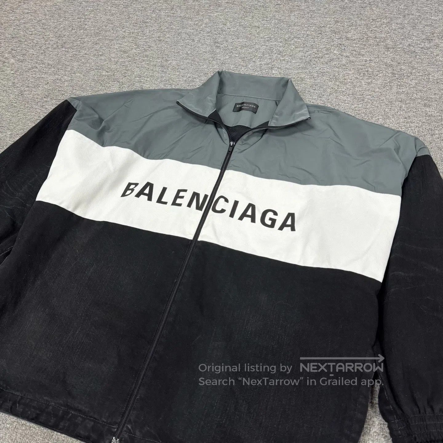 Balenciaga Balenciaga alphabet logo Spliced denim school uniform jack Size US M / EU 48-50 / 2 - 3 Thumbnail