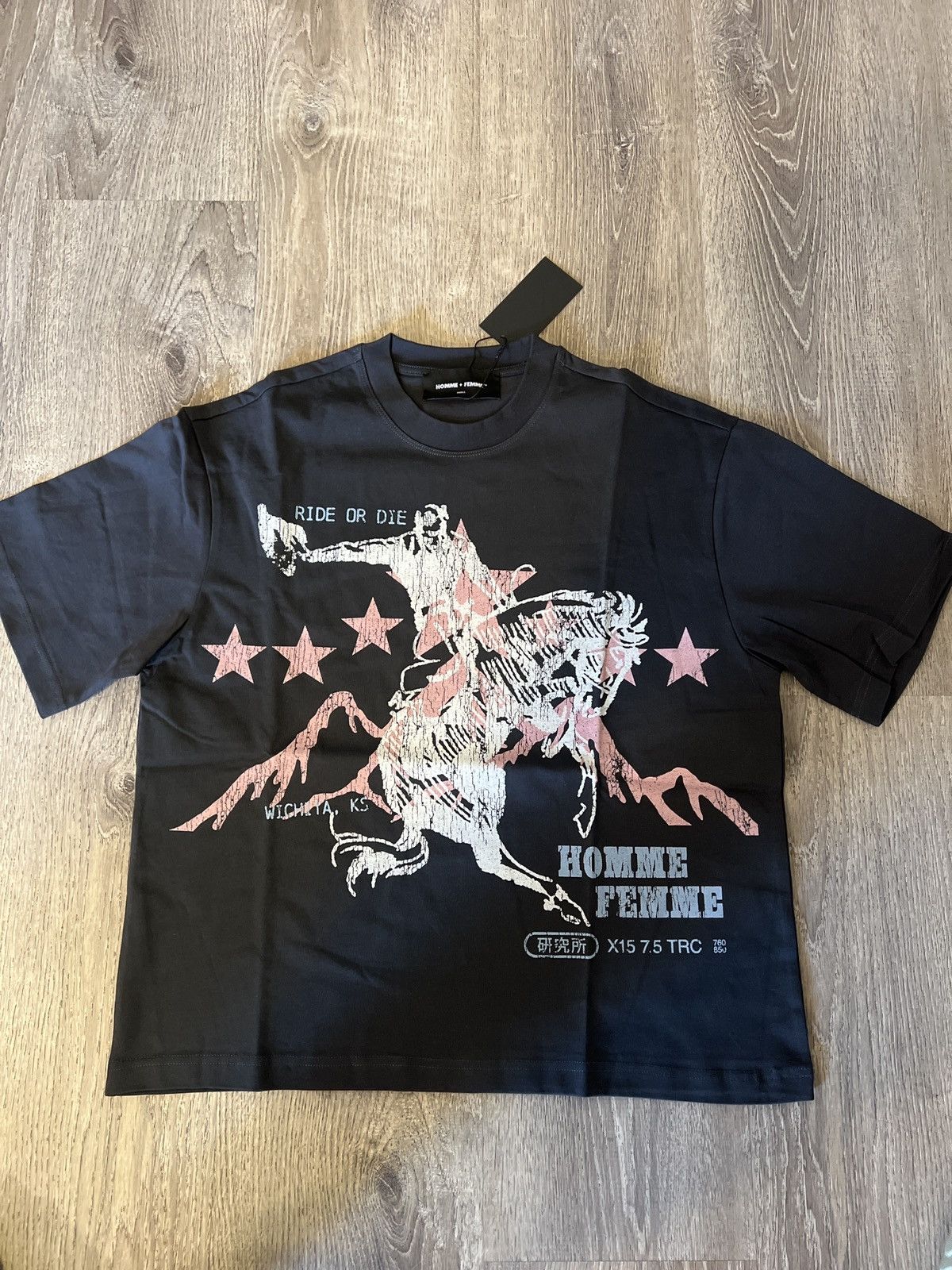Homme + Femme La Homme femme ride or die tee Size US S / EU 44-46 / 1 - 1 Thumbnail