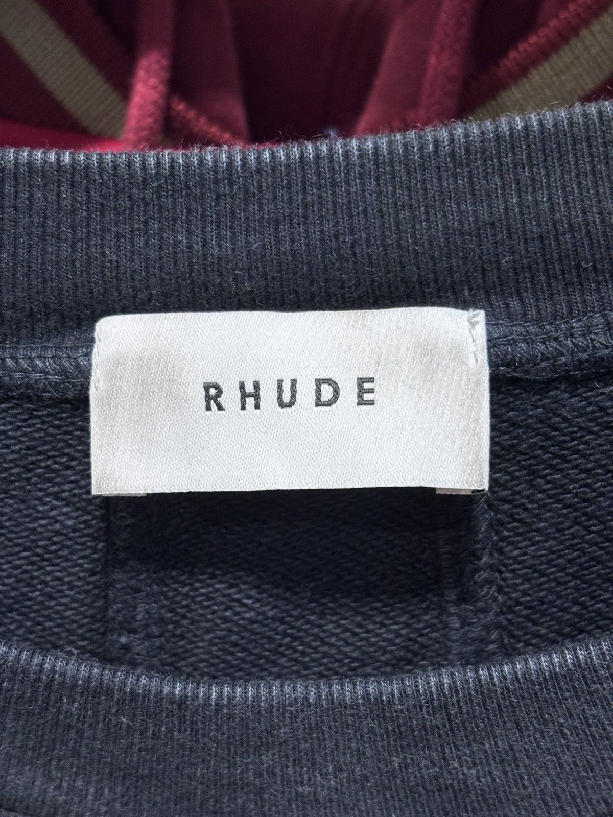 Rhude Rhude Wolf Crewneck Sweatshirt 'Black' Size US M / EU 48-50 / 2 - 5 Thumbnail