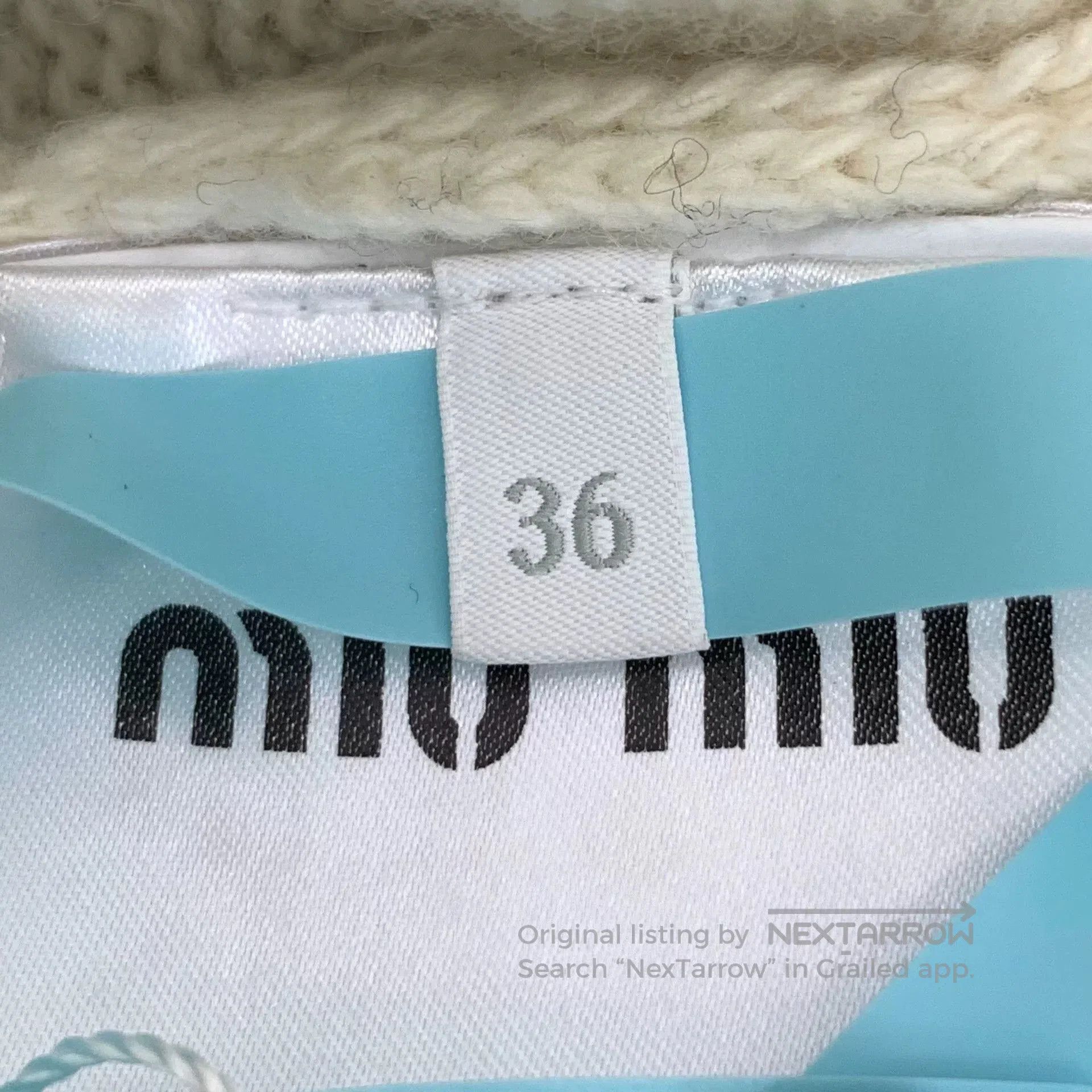 Miu Miu miu miu color-block zip-up knit jacket. Size XS / US 0-2 / IT 36-38 - 6 Thumbnail