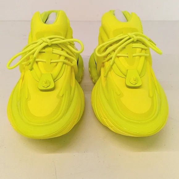 Balmain Balmain Unicorn Low-Top Neon Chunky Sneakers - EU44/US11 Size US 11 / EU 44 - 3 Thumbnail