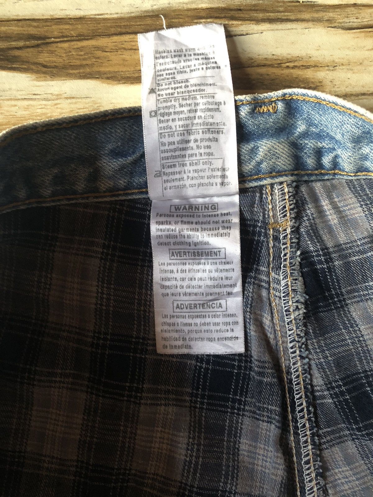 Carhartt Carhartt Blanket Lined Relaxed Fit Faded Blue Jeans Size US 36 / EU 52 - 13 Thumbnail