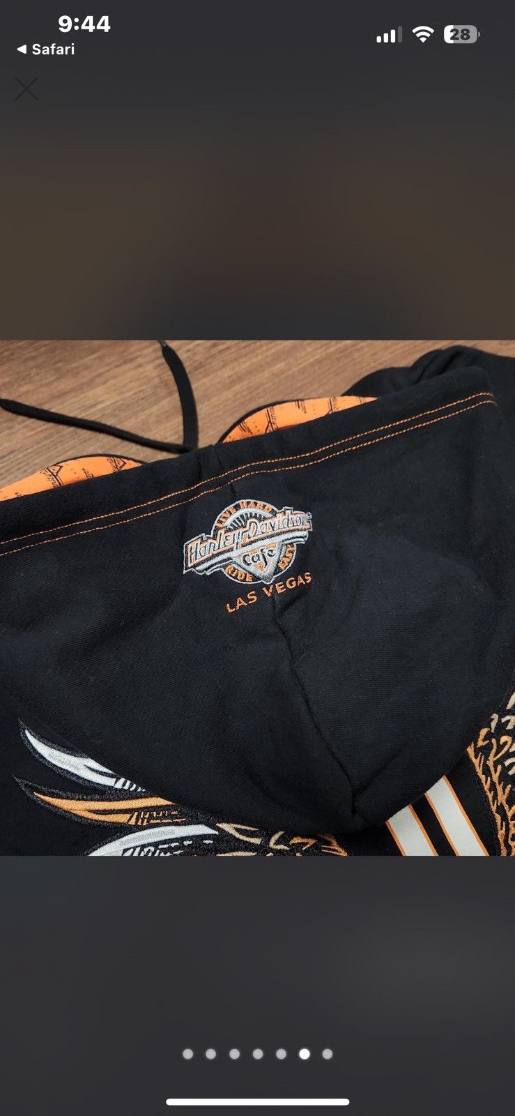 Harley Davidson DEADSTOCK Vintage Harley Davidson Hoodie Embroidered Zip Up Size US L / EU 52-54 / 3 - 5 Thumbnail