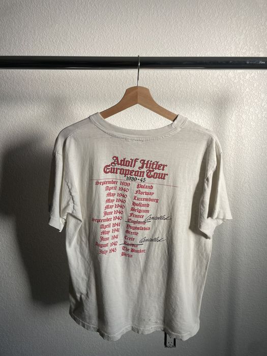 Vintage Vintage Adolf Hitler European tour tee | Grailed