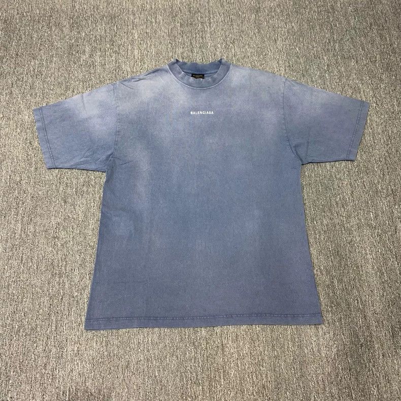 Balenciaga Balenciaga Haze blue gradient short sleeve Size US S / EU 44-46 / 1 - 1 Thumbnail