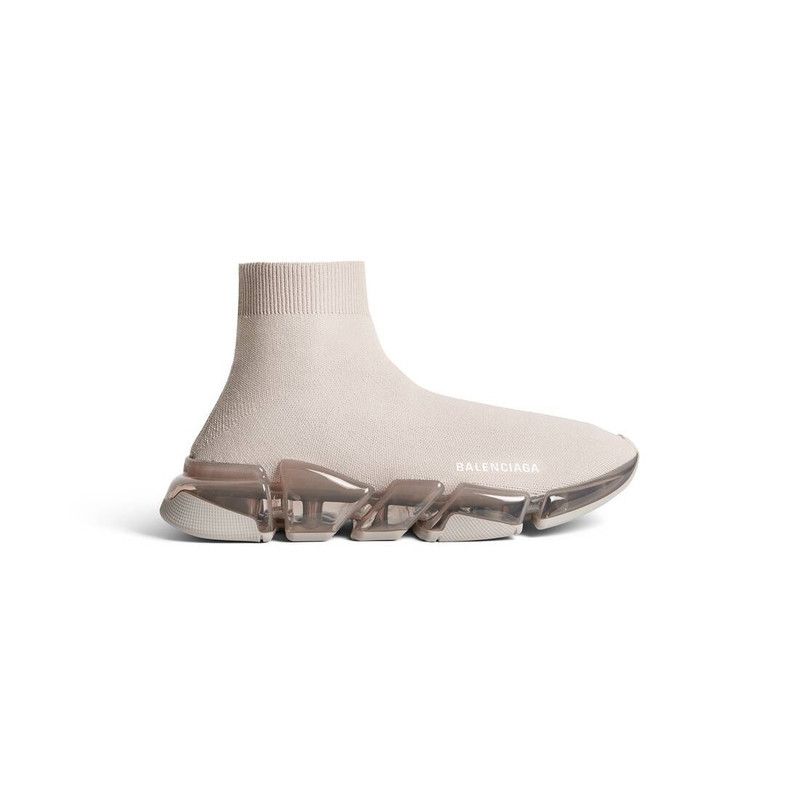 Balenciaga o1in1g1225 Speed 2.0 Full Clear Sole Recycled Knit Sneakers Size US 11 / EU 44 - 1 Thumbnail