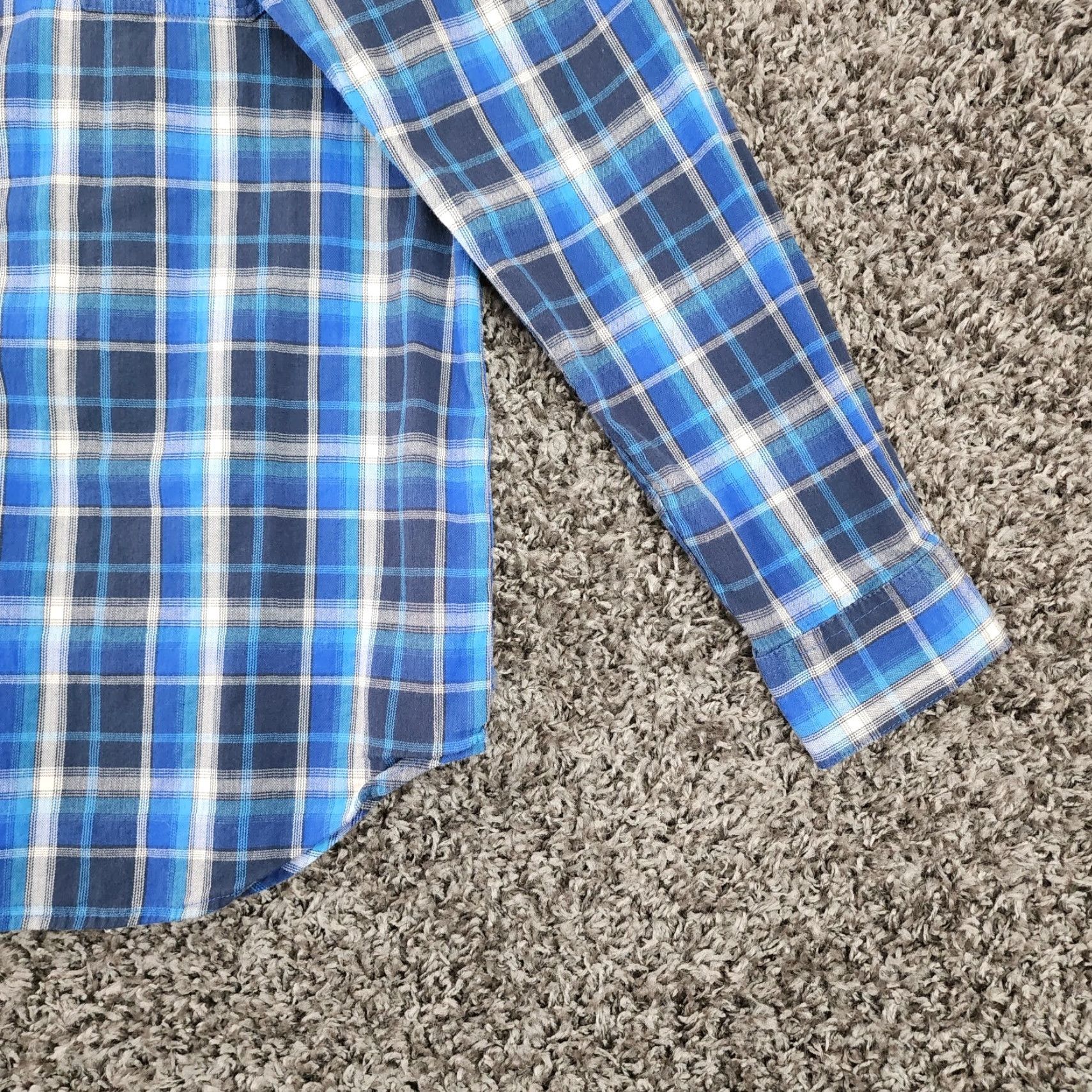 Vintage Columbia Mens Blue Plaid Long Sleeve Button-Up Size L Size US L / EU 52-54 / 3 - 2 Thumbnail